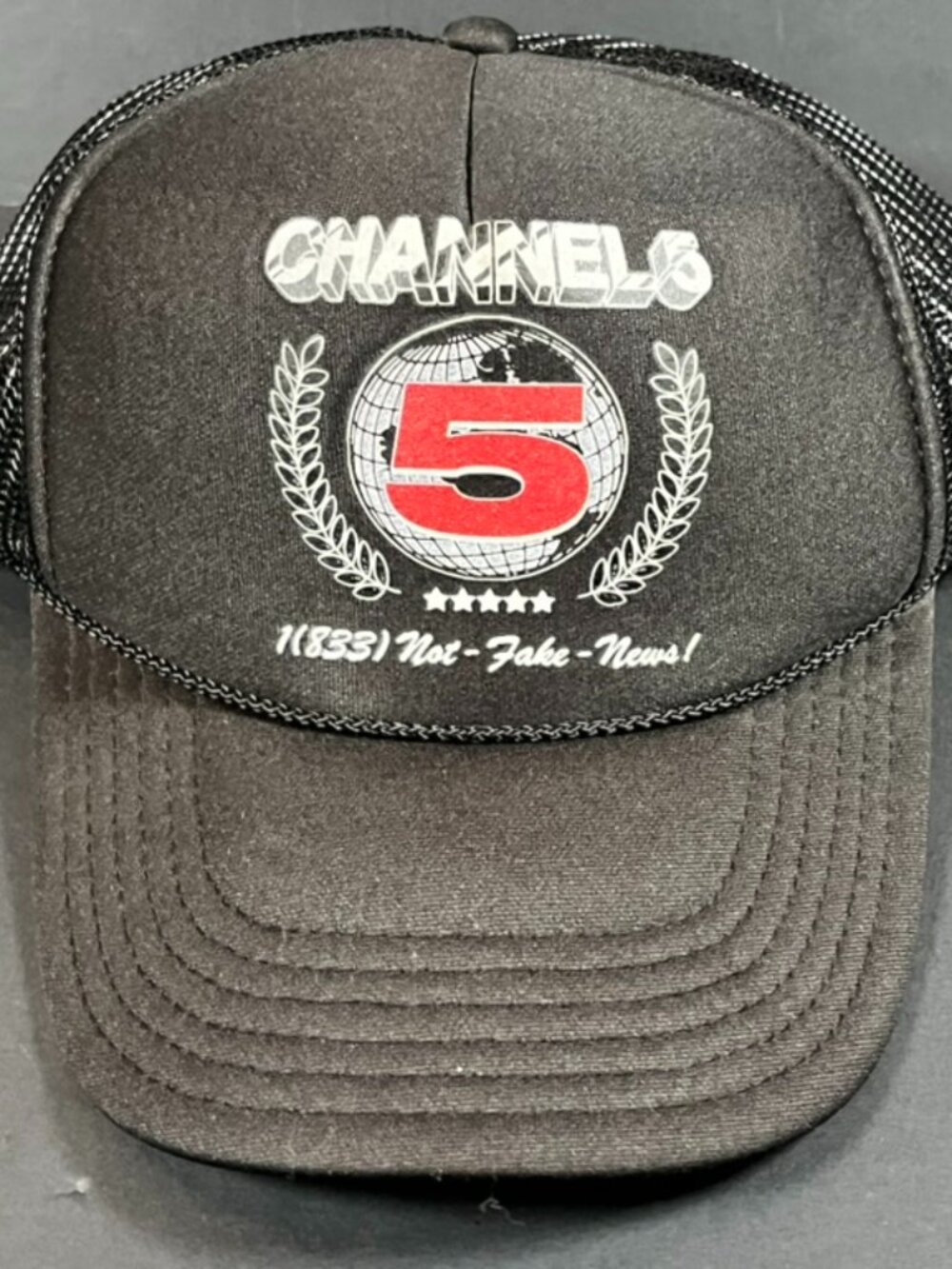 Channel 5 'Not-Fake-News' Snapback, Trucker Hat, Never Worn, Official!
